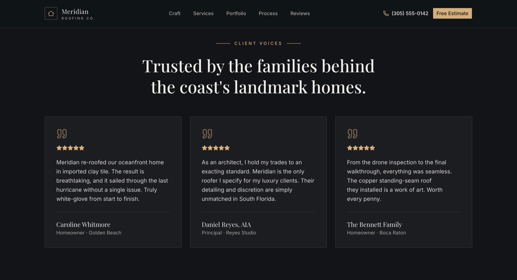 Meridian Roofing Co. — 3